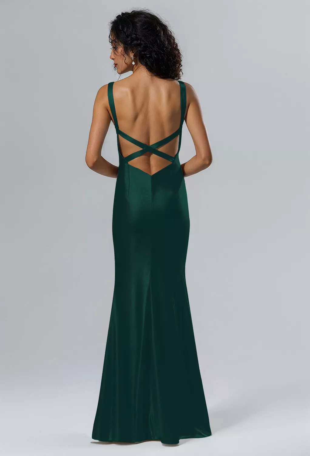 AW Shreya Hunter Green  Bridesmaid Dresses